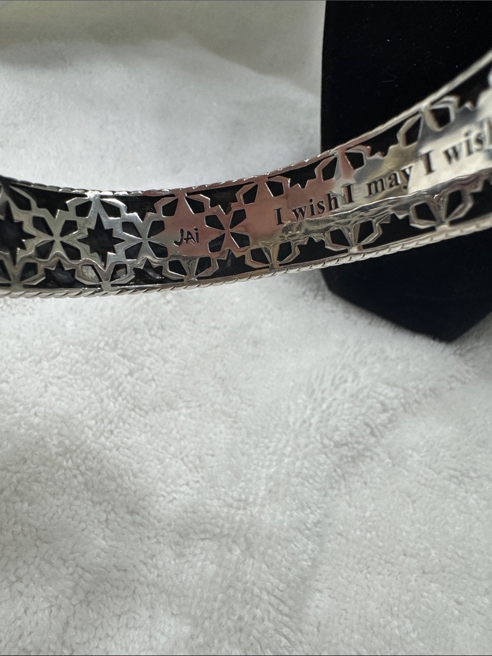 Silver-Tone Filigree Cuff Bracelet - Women Jewelry - Picture 5 of 5